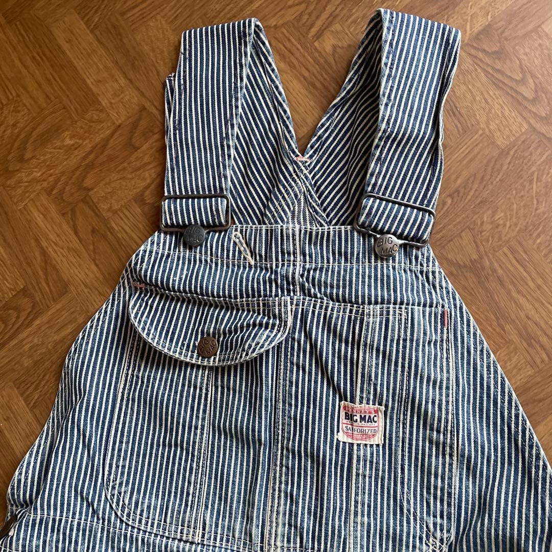 ヴィンテージBIG MAC ストライプ オーバーオール