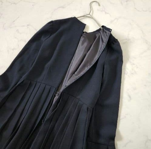 ma.a.cha　セルフォード　ボウタイ　プリーツ　ワンピース　フォーマル