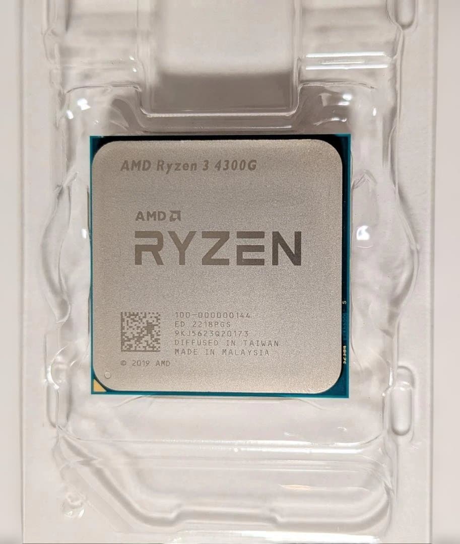 AMD Ryzen 3 4300G + CPUクーラー