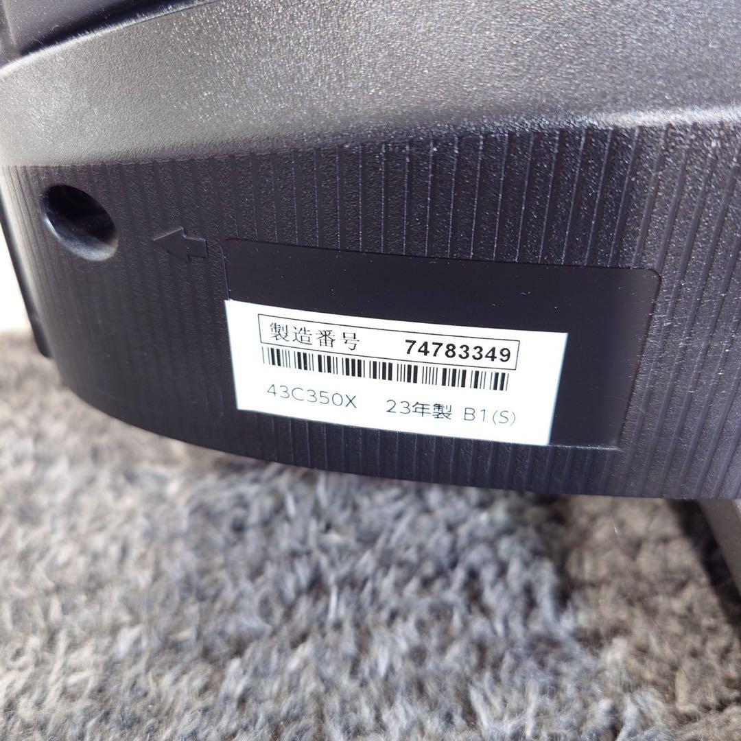 TOSHIBA 4K液晶テレビ 43C350X 43V型 2023年製 C117