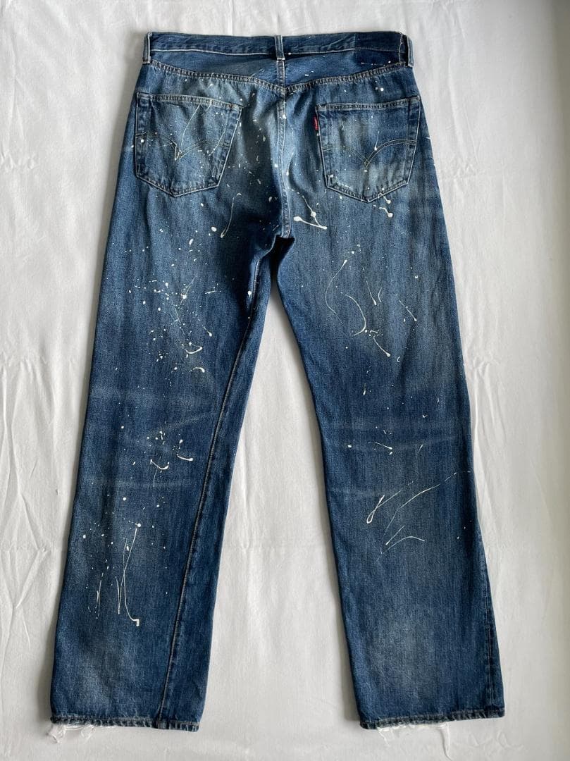 LVC 55年 リーバイス 501xx ペンキ＆リペア加工 デニムパンツ W33