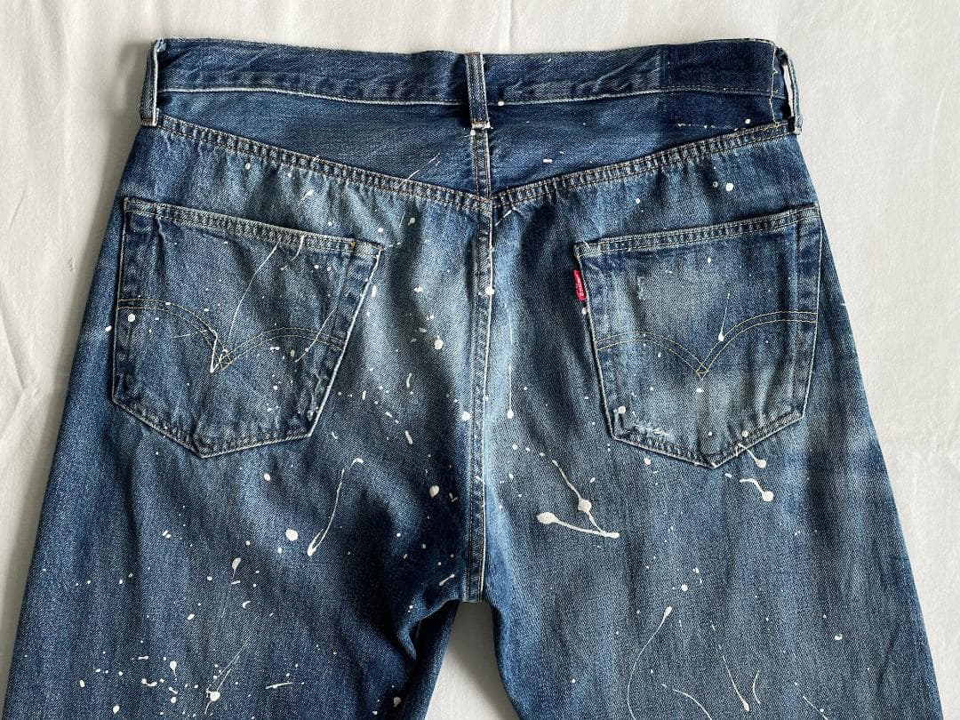 LVC 55年 リーバイス 501xx ペンキ＆リペア加工 デニムパンツ W33