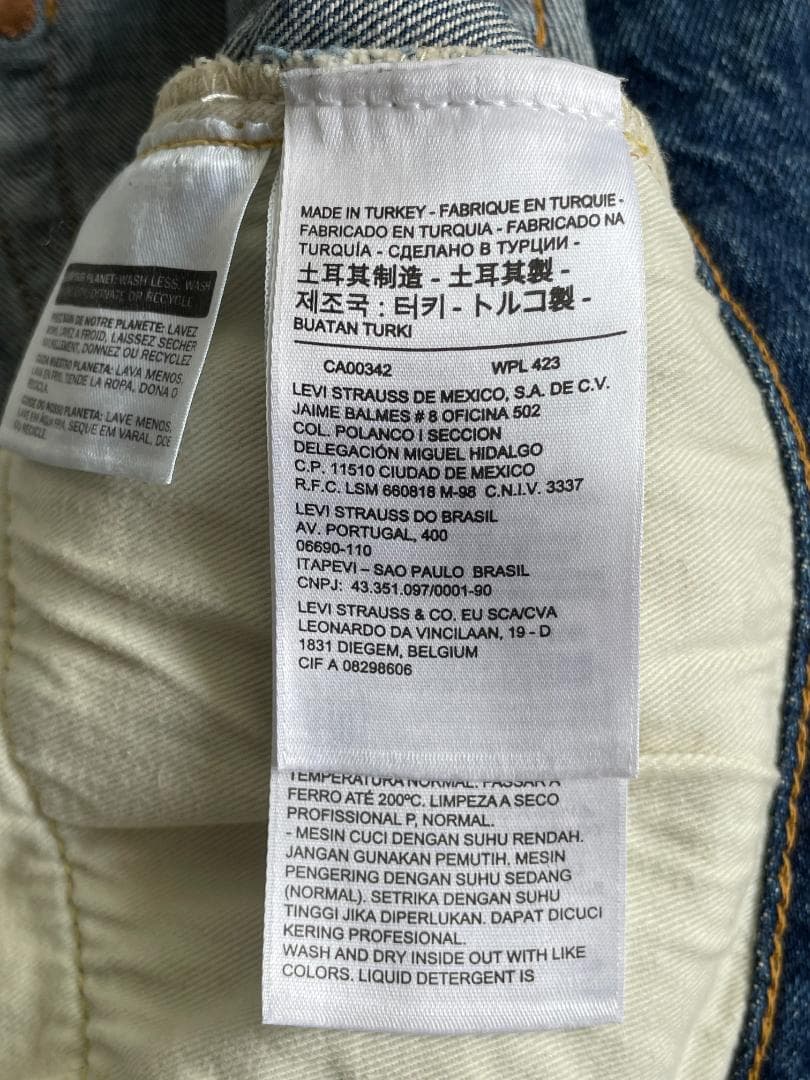 LVC 55年 リーバイス 501xx ペンキ＆リペア加工 デニムパンツ W33