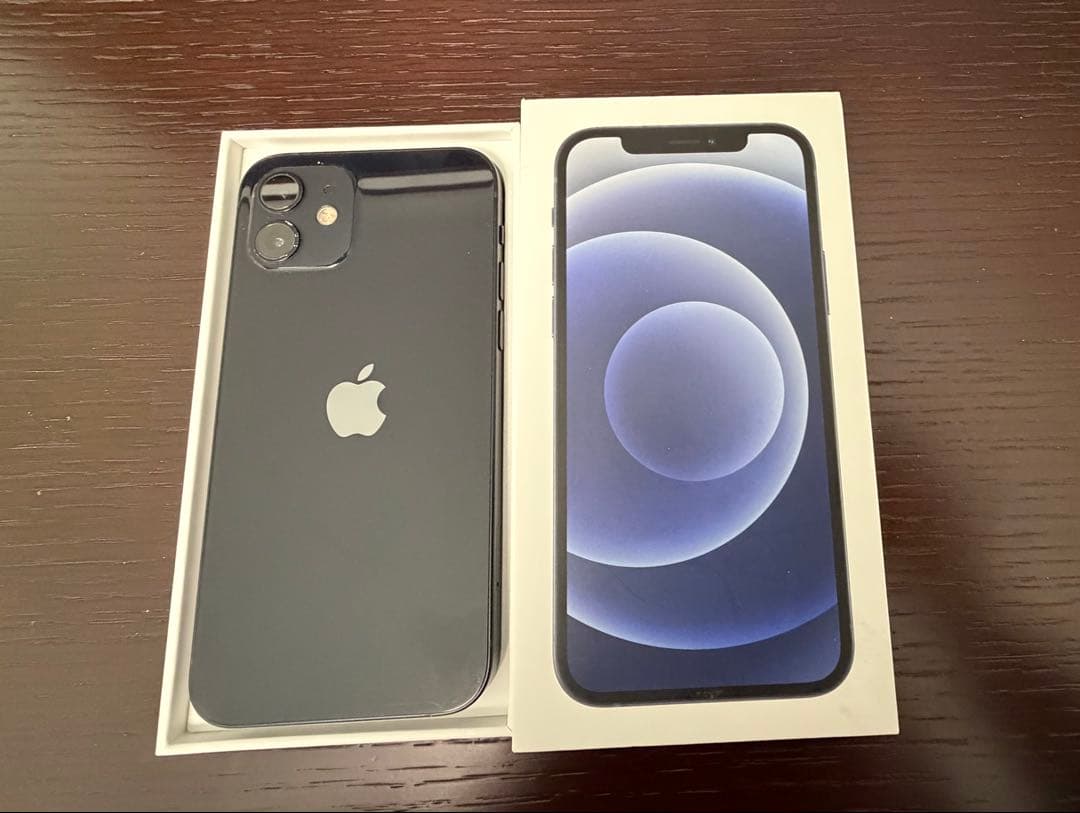 iPhone 12 Black 128GB Sim free (最大容量74%)
