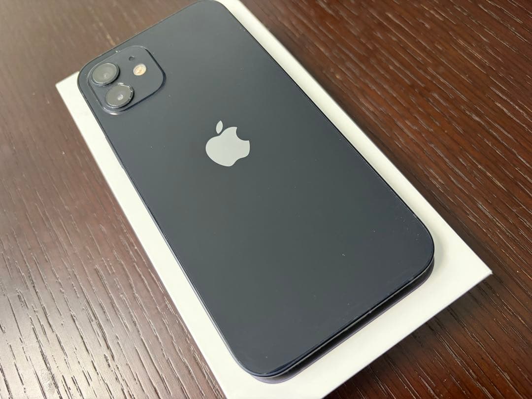 iPhone 12 Black 128GB Sim free (最大容量74%)