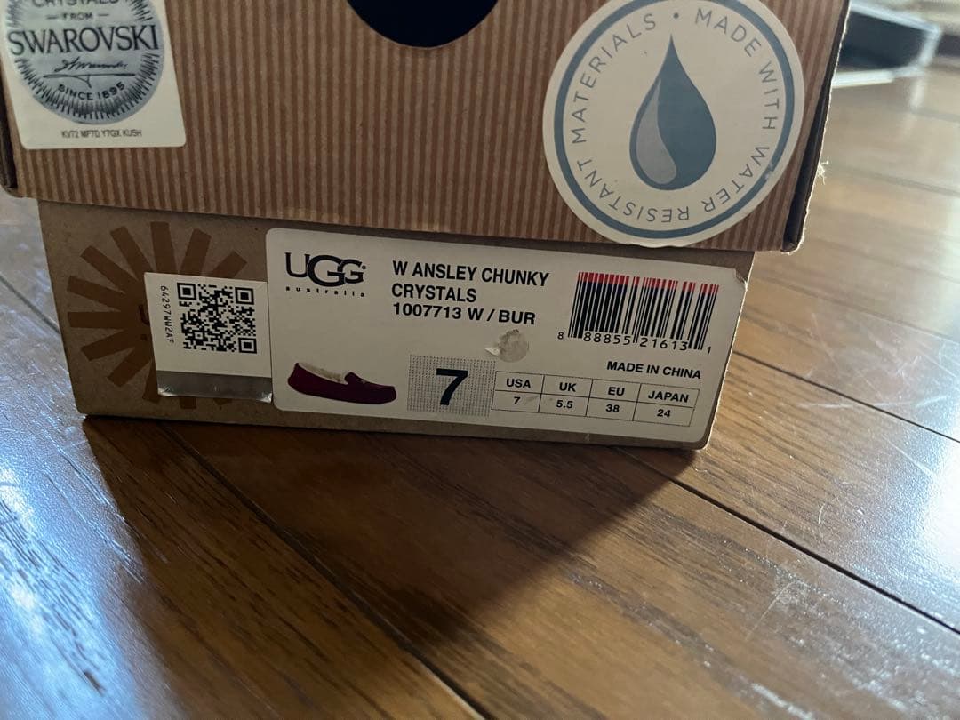 UGG アグ　モカシン　スワロフスキー