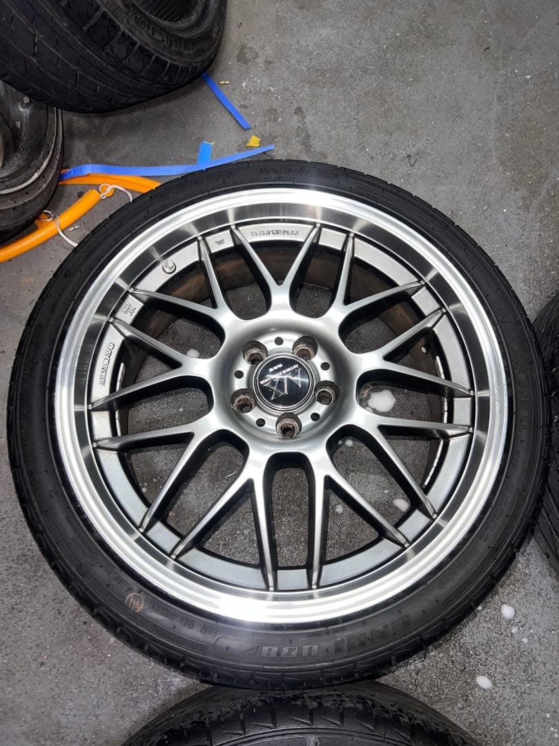 ケン坊さん専用RAYS MM-X pcd100 7.5j +52 プリウス