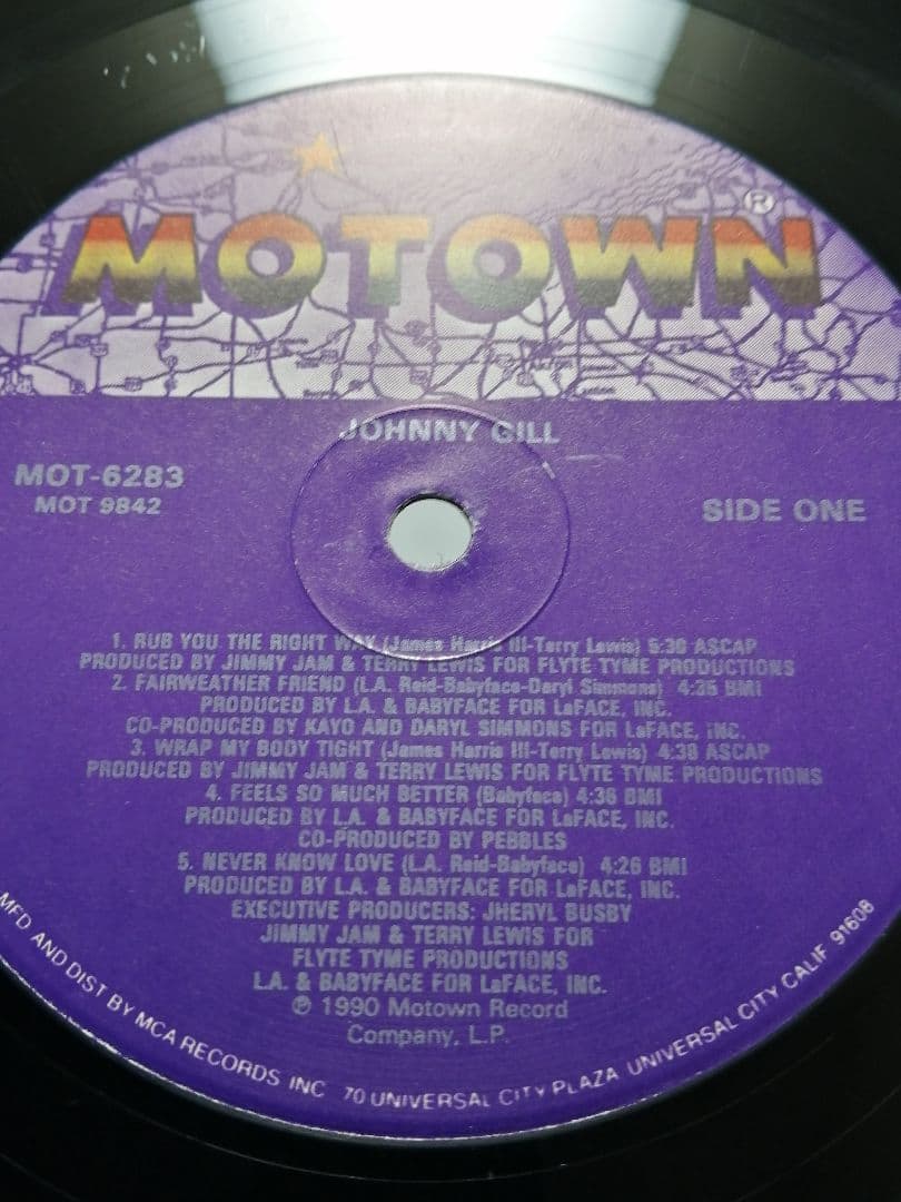 【90s 希少LP】JOHNNY GILL ジョニーギル SAME 名盤