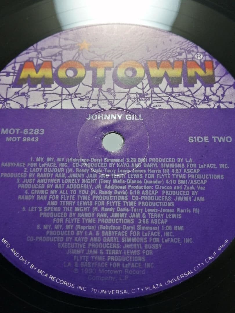 【90s 希少LP】JOHNNY GILL ジョニーギル SAME 名盤