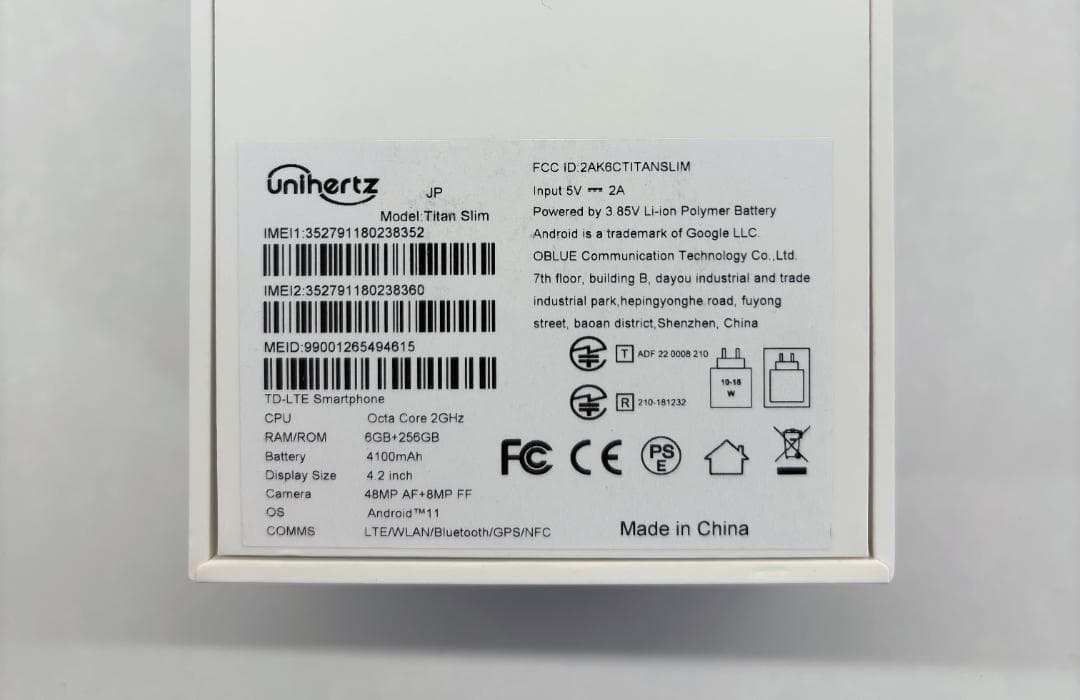 Unihertz Titan Slim　使用1ヶ月の美品