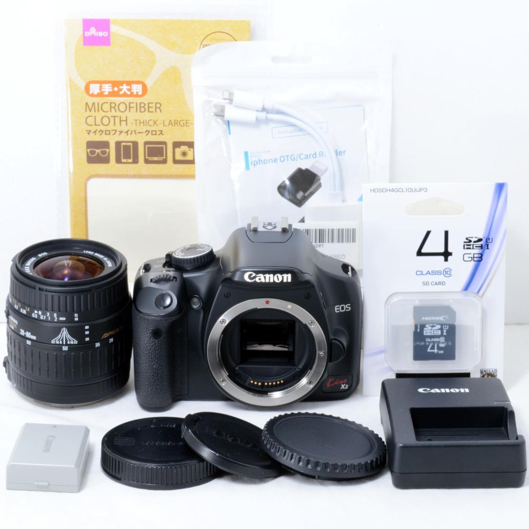 ⭐️美品⭐️Canon キャノン EOS Kiss X2★ショット数5148★