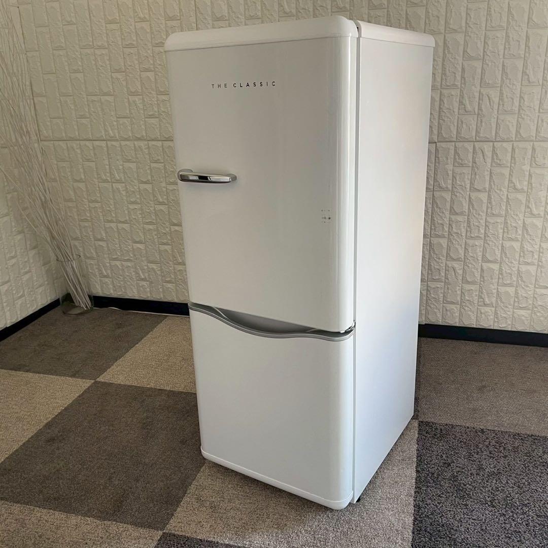 都内23区送料無料❗️ DAEWOO レトロスタイル冷蔵庫　2018年製✨