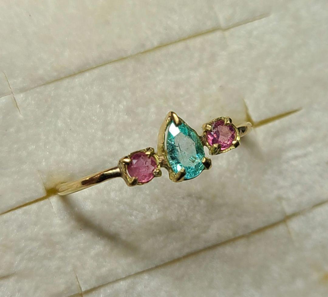 Windows.★ブラジルバターリャパライバトルマリン★リングオーダー