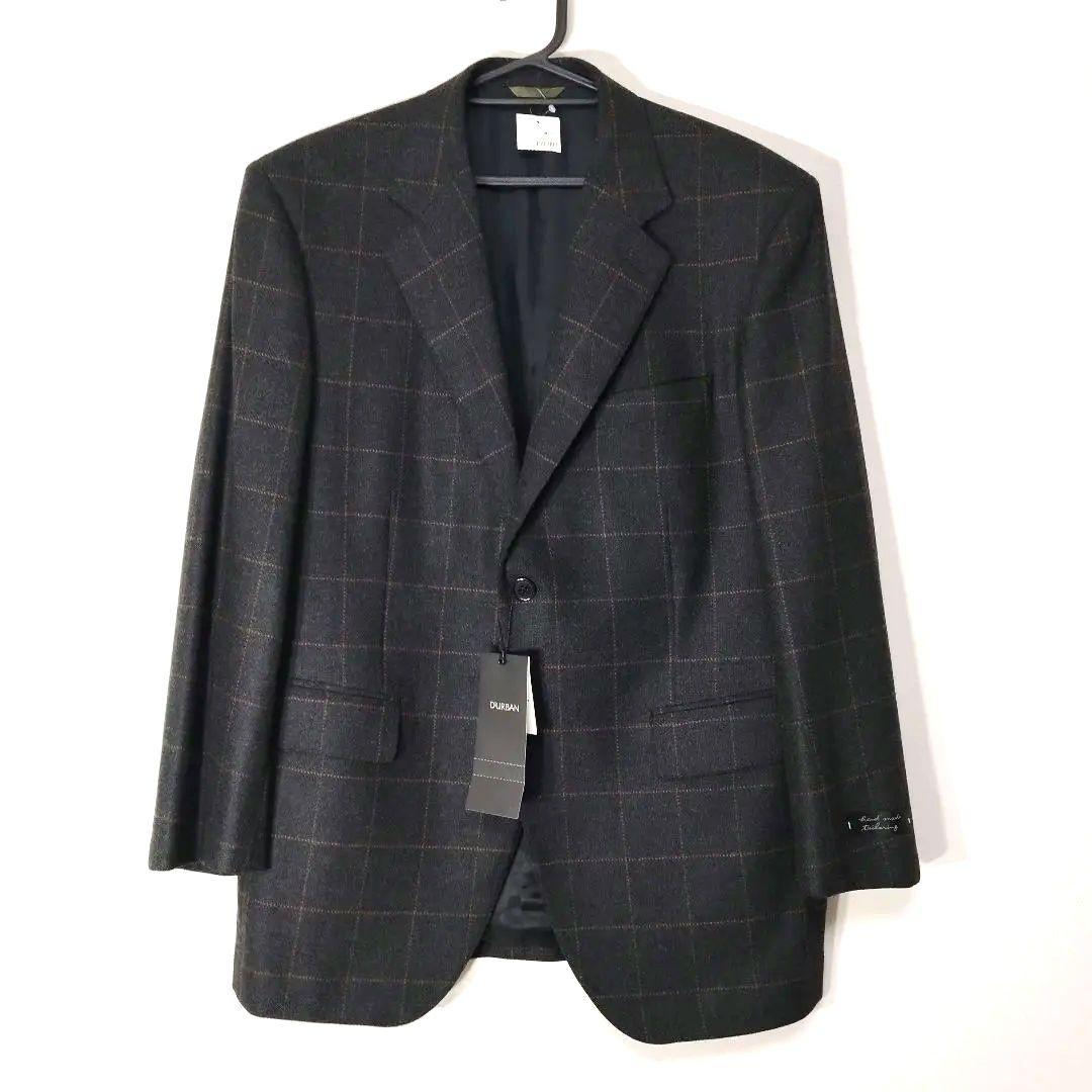 定価9万 新品タグ付 ダーバン ロロピアーナ ウールカシミヤ格子柄JK
