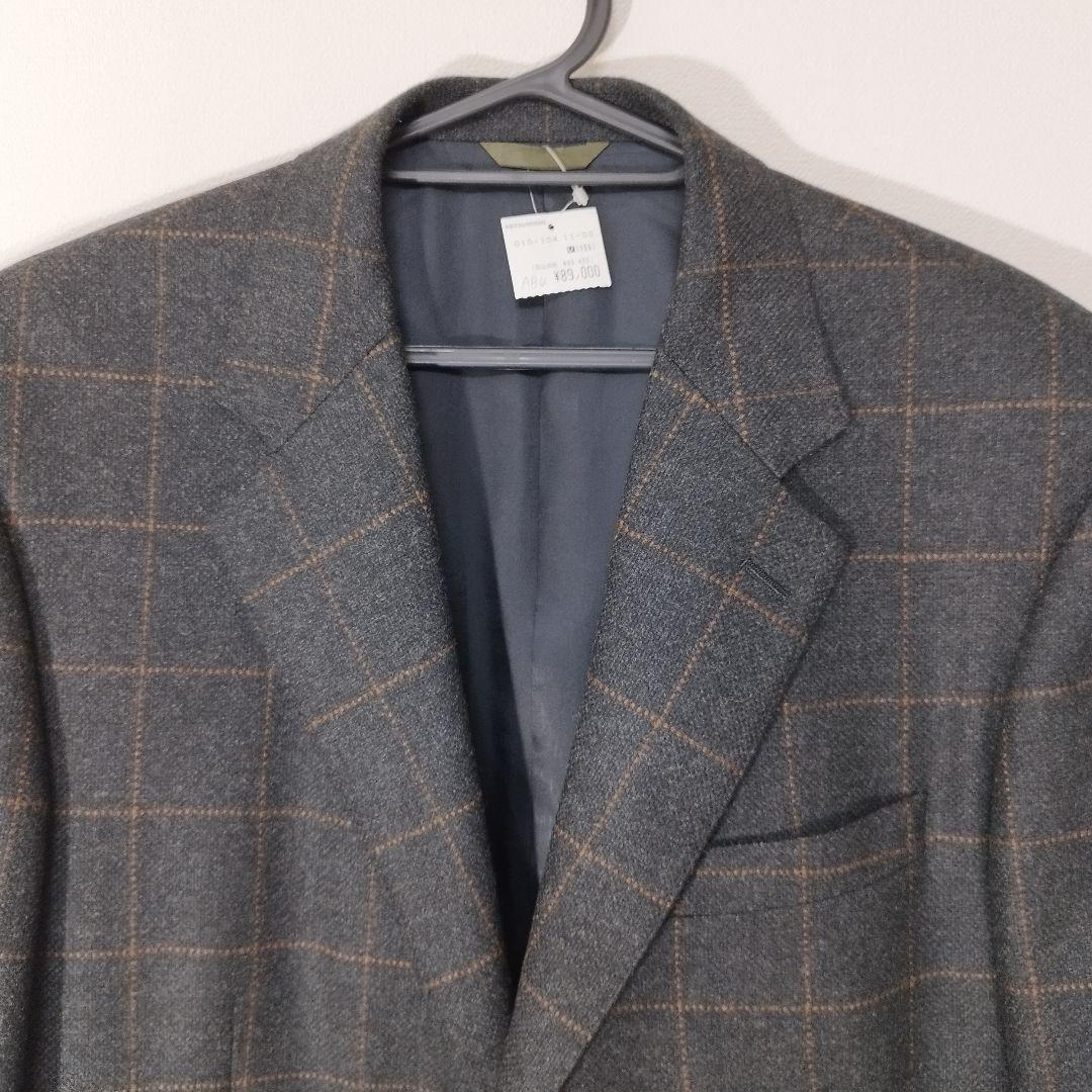 定価9万 新品タグ付 ダーバン ロロピアーナ ウールカシミヤ格子柄JK