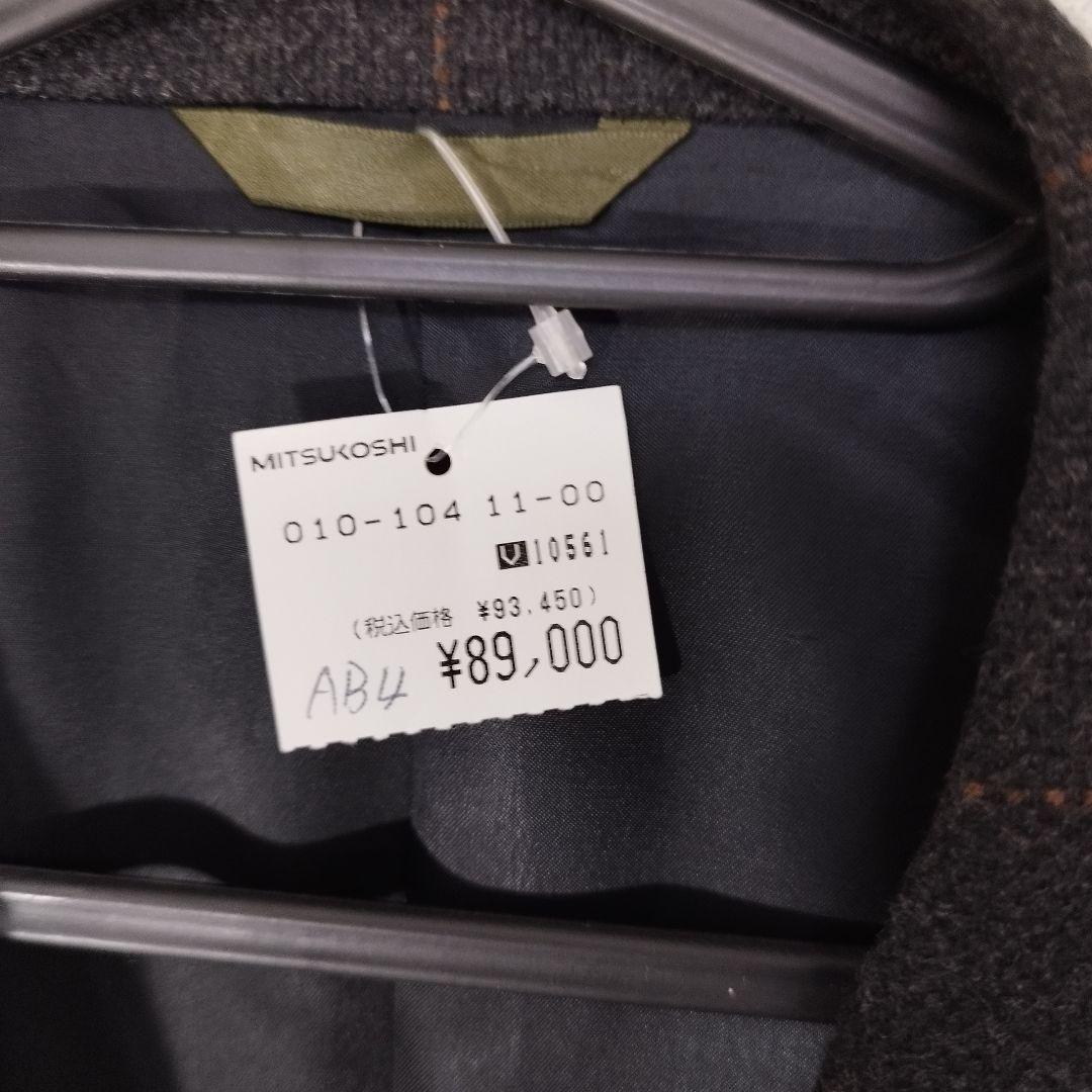 定価9万 新品タグ付 ダーバン ロロピアーナ ウールカシミヤ格子柄JK