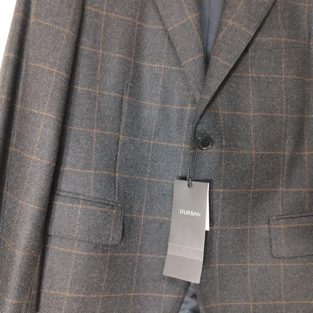 定価9万 新品タグ付 ダーバン ロロピアーナ ウールカシミヤ格子柄JK