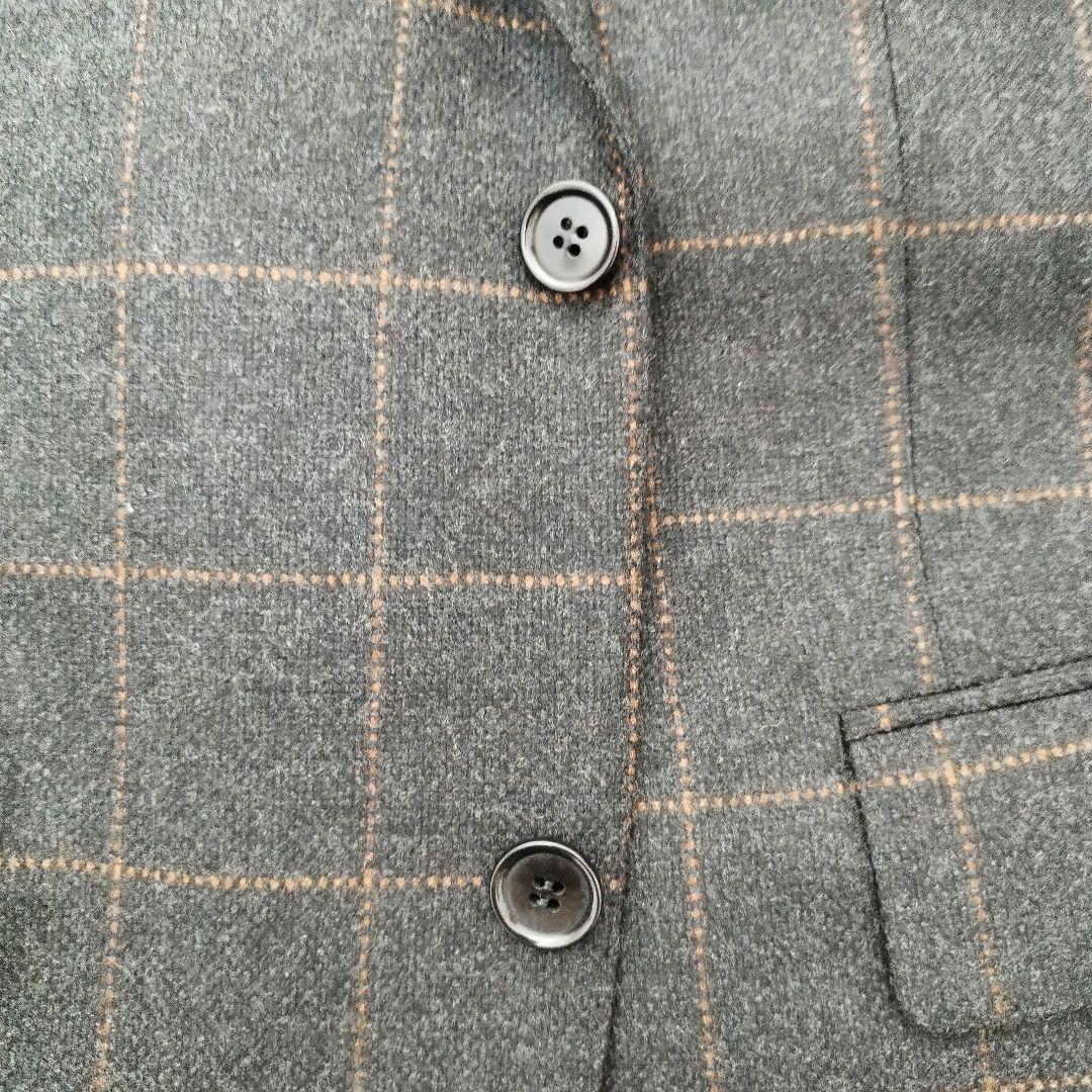 定価9万 新品タグ付 ダーバン ロロピアーナ ウールカシミヤ格子柄JK