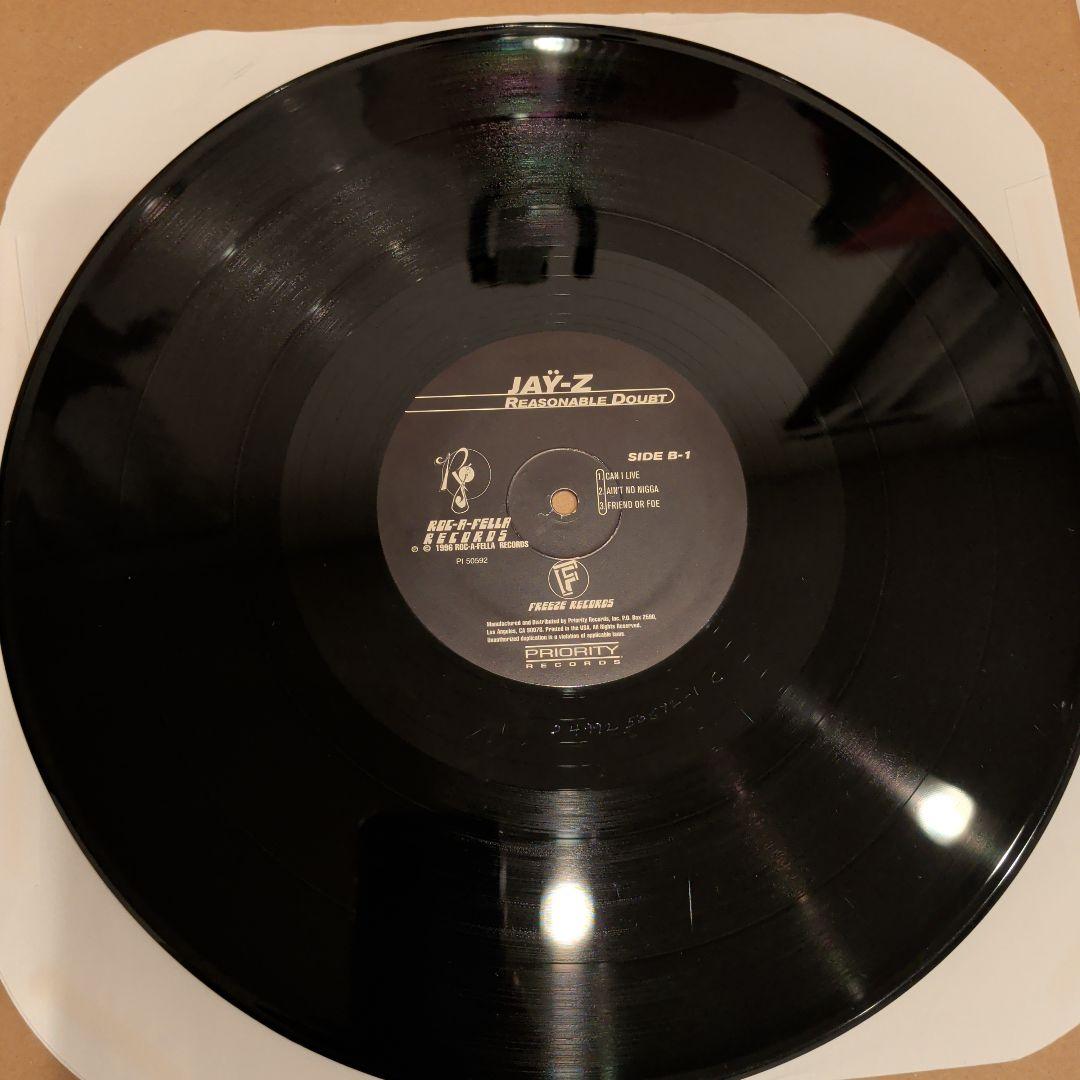 JAY-Z REASONABLE DOUBT ORIGINAL 2LP レコード