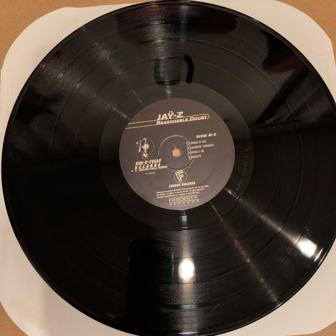JAY-Z REASONABLE DOUBT ORIGINAL 2LP レコード