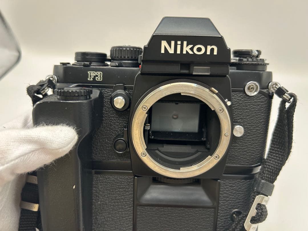 Nikon F3 MD-4付き　ブラックカメラ