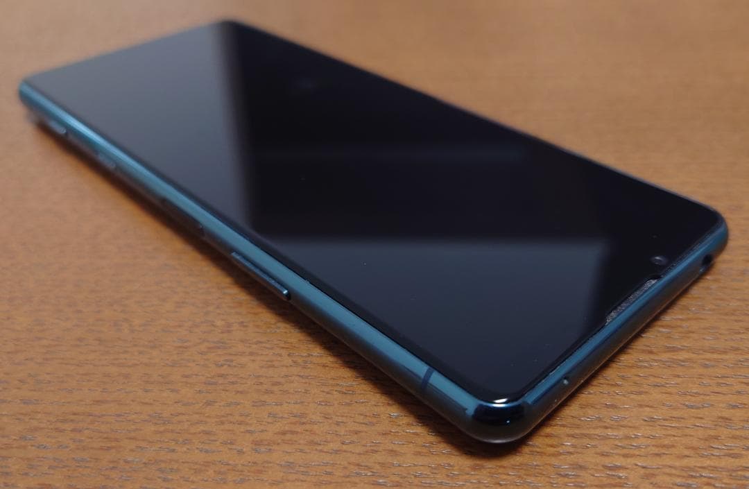 【ライン有、動作正常】Xperia 5 III SOG05 au グリーン