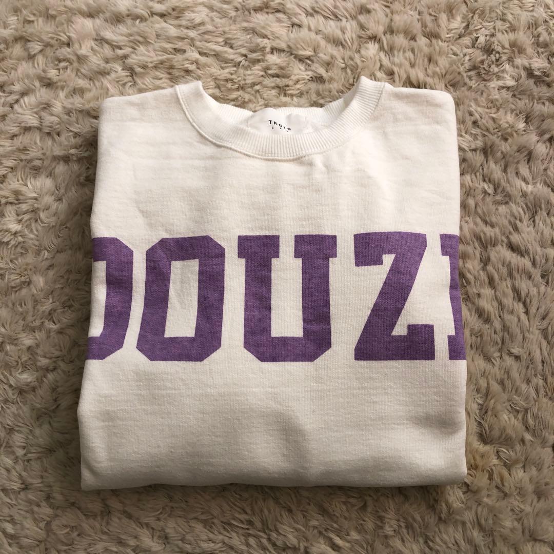 TROIS スウェットPO DOUZE オフホワイト　フレンチブリュ
