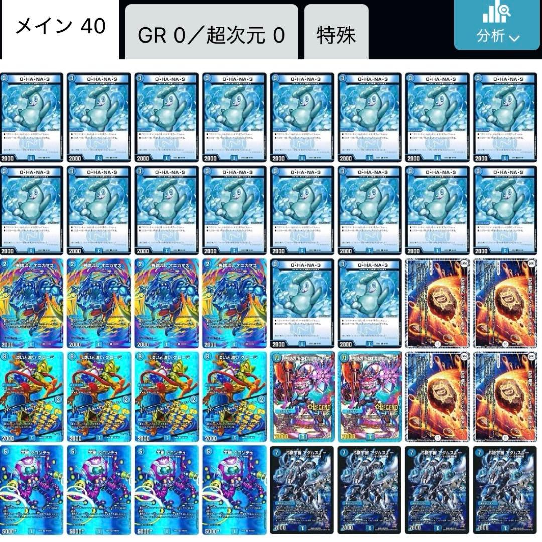 青単OHANAS 青単アダムスキー　　青単ギュウジン丸　水単OHANAS