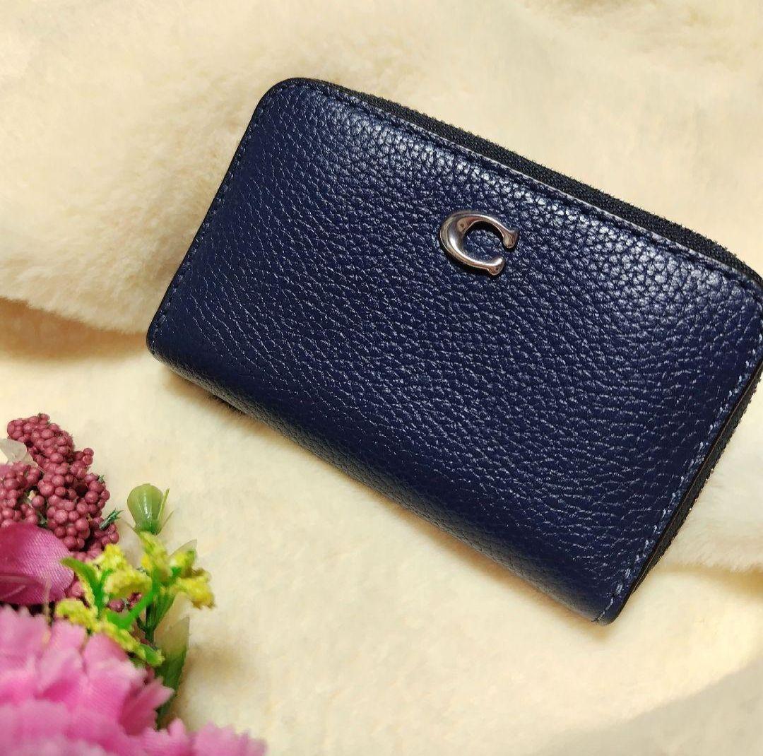 【限定セール！】COACH　ケース　小銭入れ ラウンドジップ　カードケース