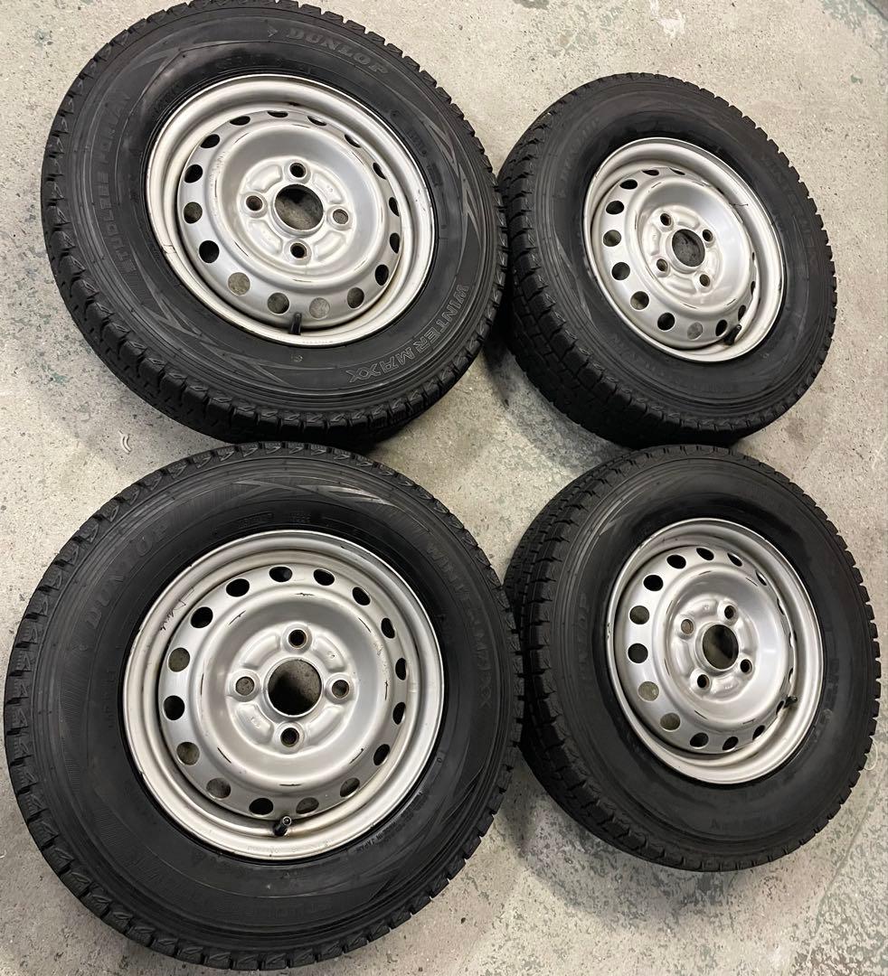 超バリ山　12インチ　軽トラ　アクティ　145R12 6PR ウインターマックス