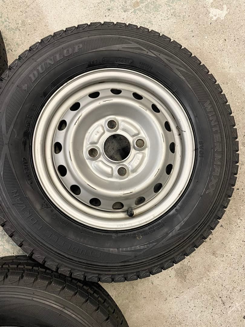 超バリ山　12インチ　軽トラ　アクティ　145R12 6PR ウインターマックス