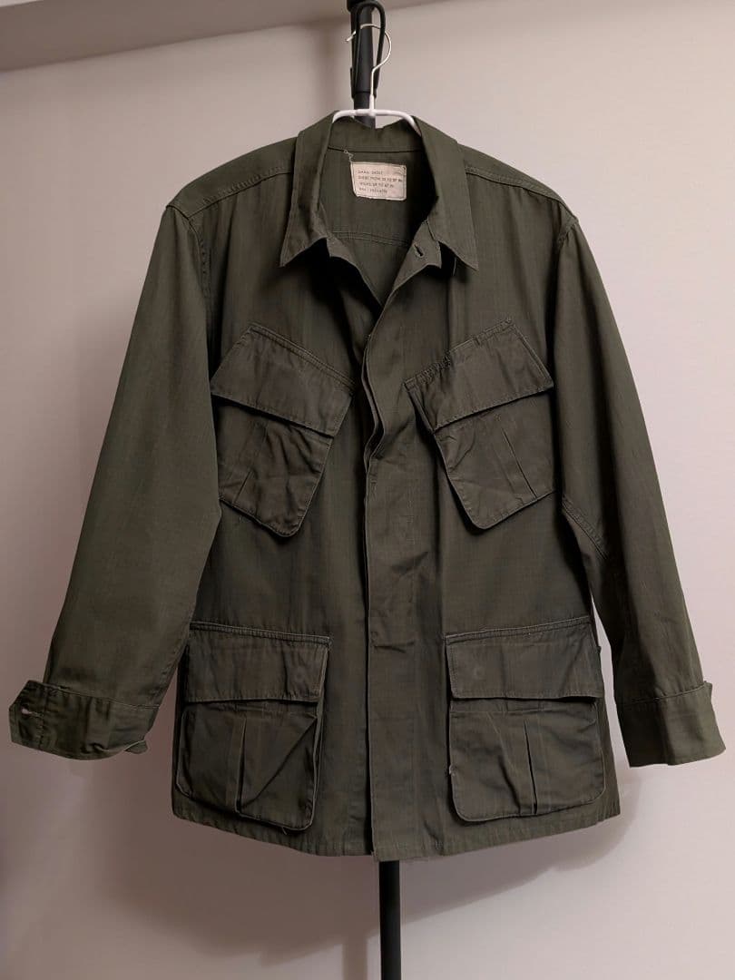 【希少サイズS-S】60s 米軍 ジャングルファティーグ 4th