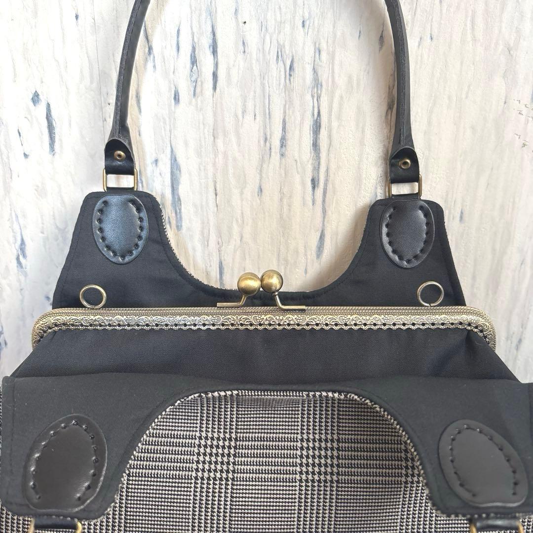 Kakimi　がま口バッグ・あおりがま口バッグ　ハンドメイド