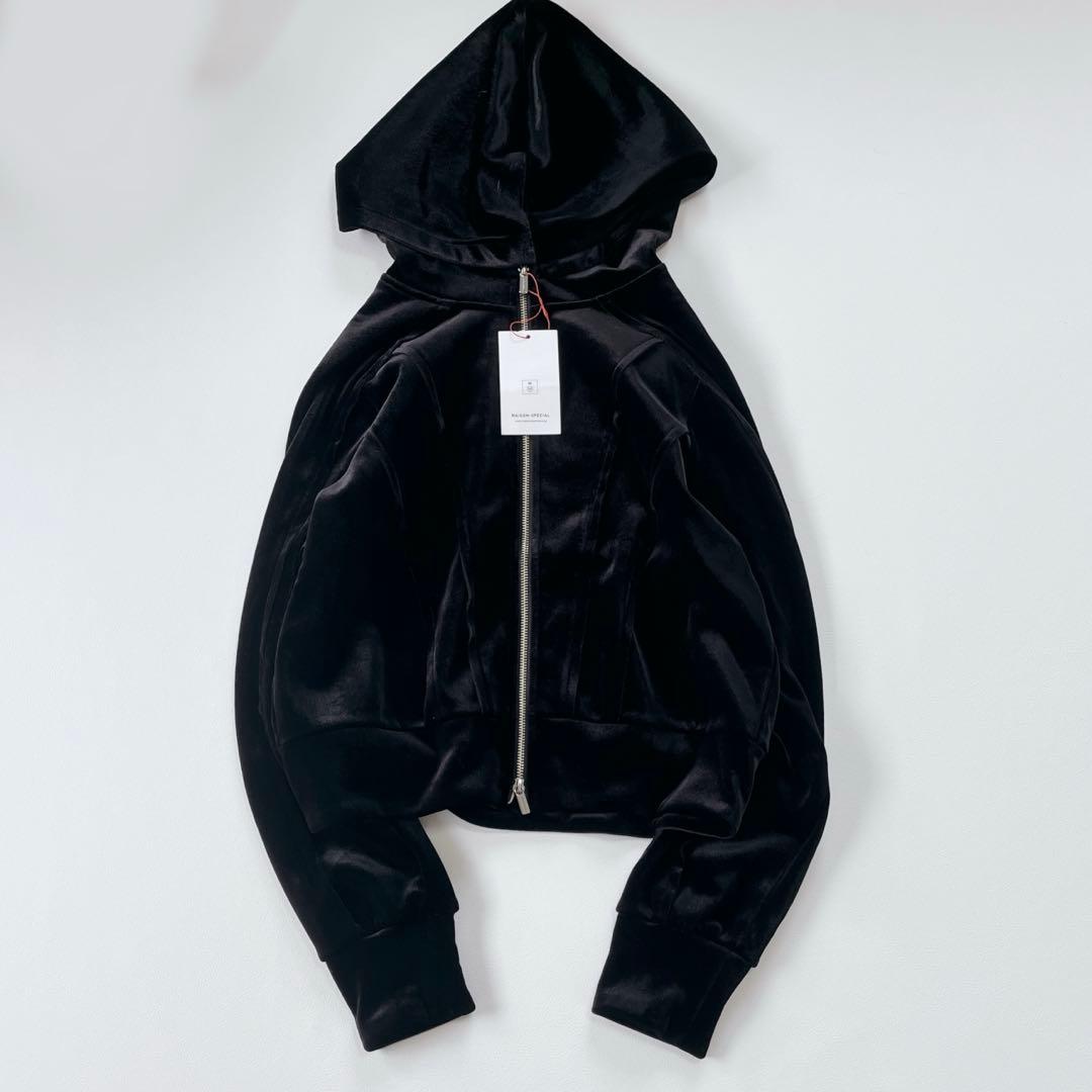 未使用✨2025 MAISON SPECIAL ベロアダンボールフーディパーカー