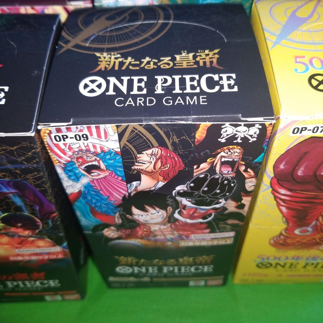 ONE PIECE　ワンピース　カード　未開封box 6種セット　テープ付き