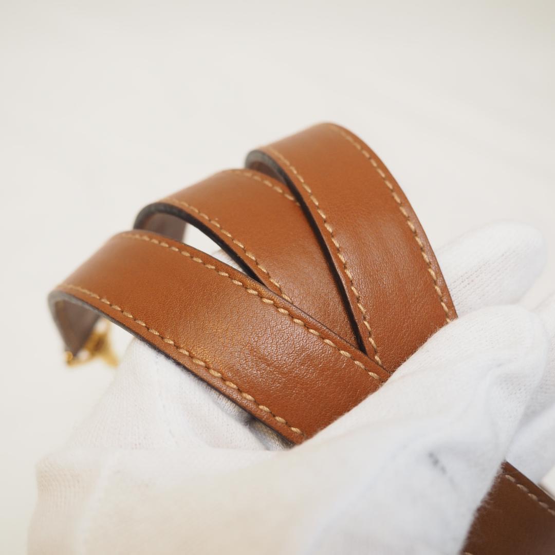 グッチ ヴィンテージ バンブー 2Way バッグ ブラウン