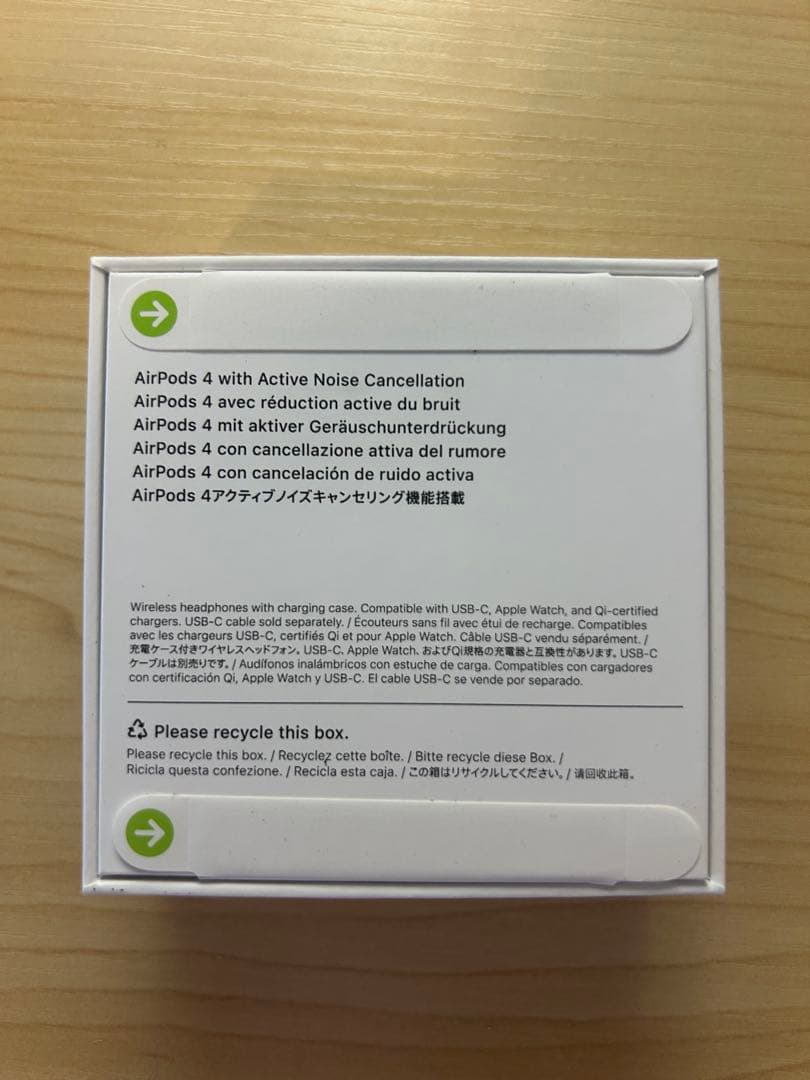 Jr【新品未使用】AirPods 4アクティブノイズキャンセリング搭載