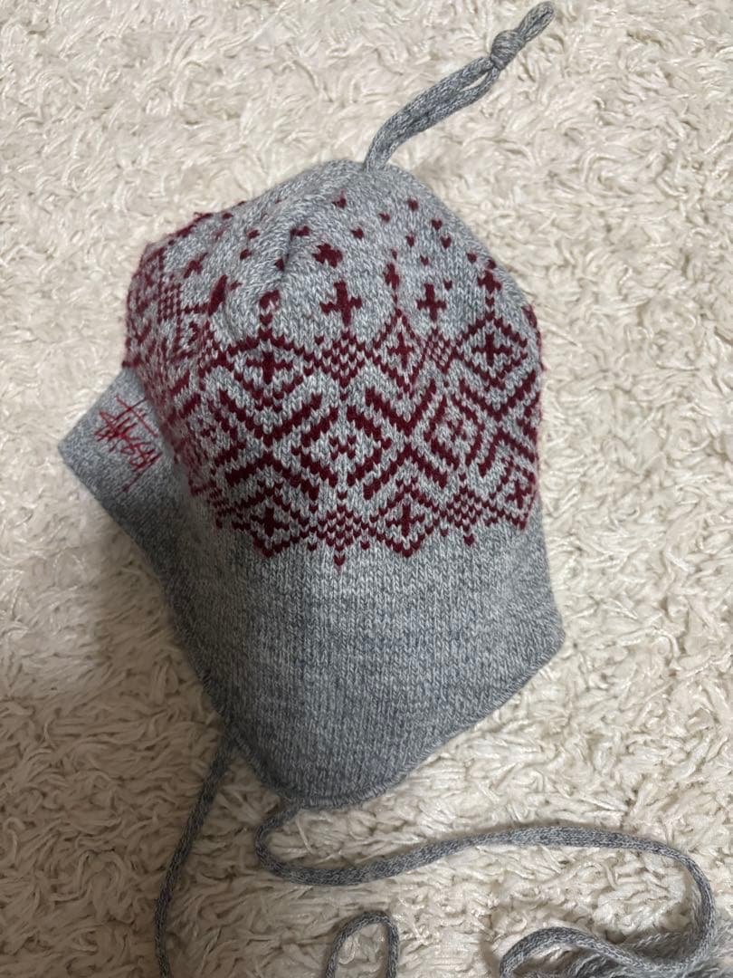 Stussy 耳あて付きニット帽 90’s 90年代 レア USA