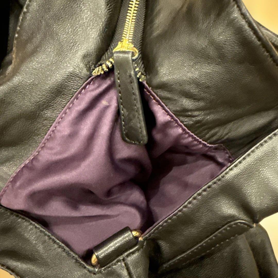 専用品　MIU MIU レザーブラック バッグ