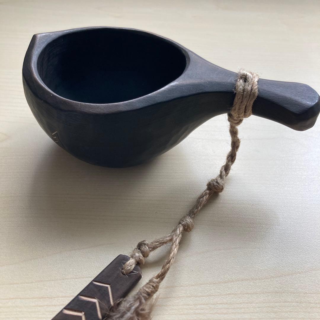 【新品】ソウルオブシベリア #1 ブラックペンダント　No.1813 ククサ