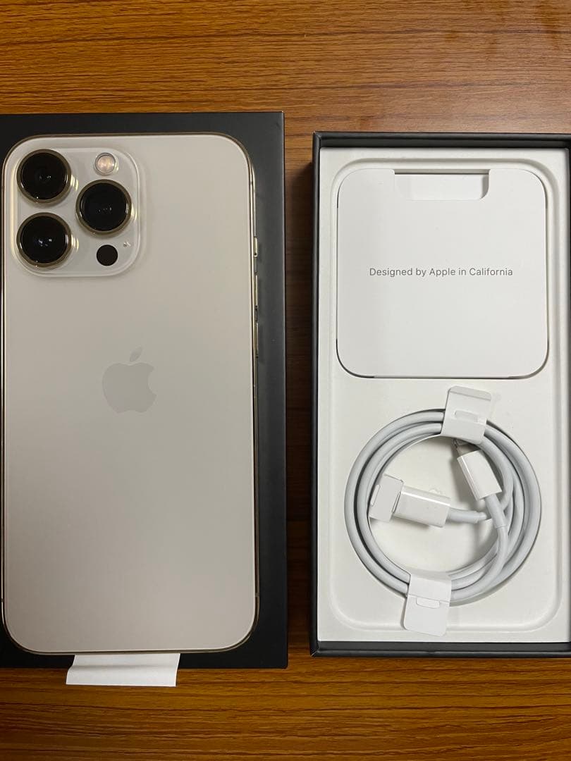 【美品】iPhone 13 Pro ゴールド128GB