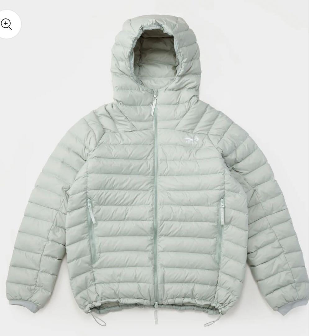 ジャケット・アウター feelsDOWN JACKET LIGHT GREEN