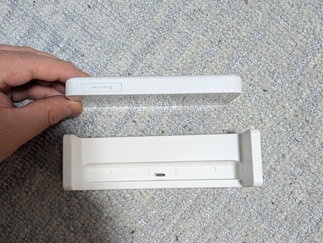 Speed Wi-Fi 5GX12 モバイルルーター クレードルセット ホワイト