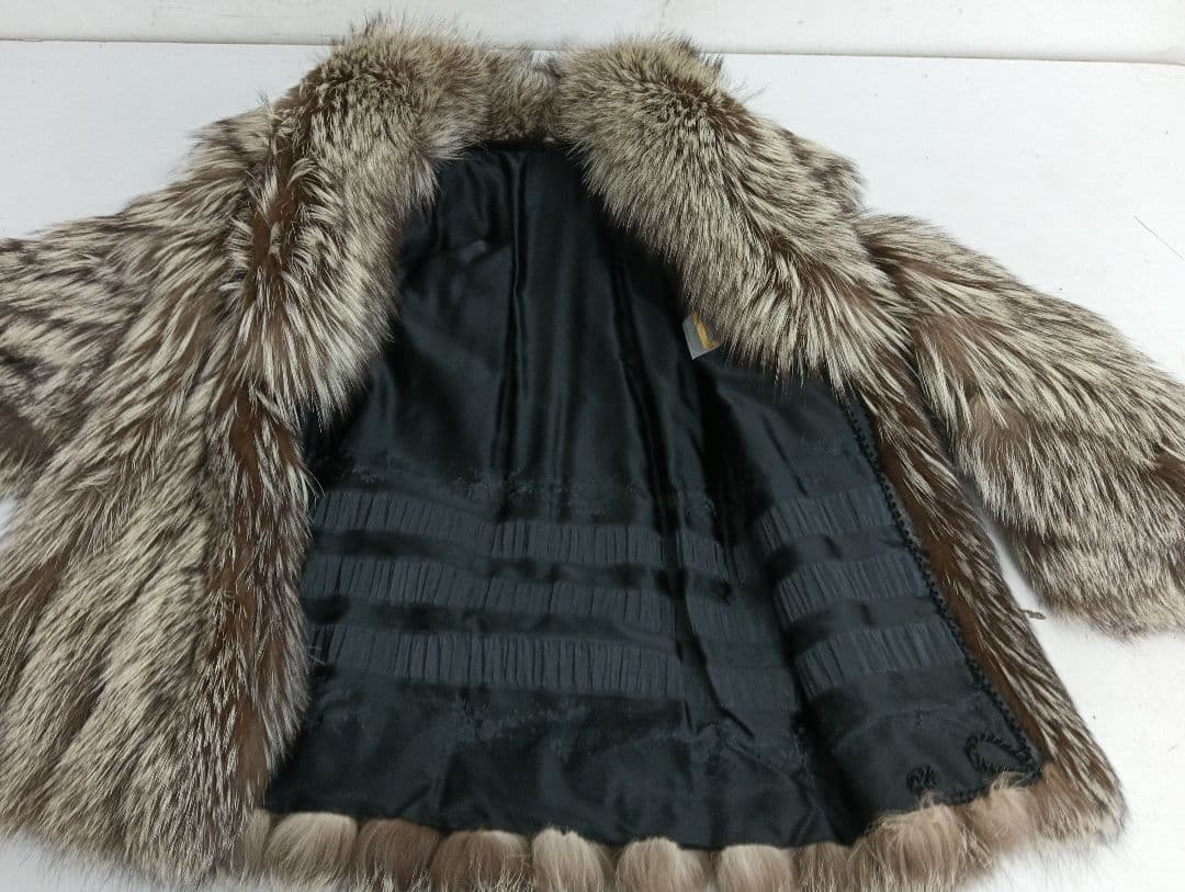 【26＊1068】◆最高級◆SAGA FOX サガフォックス◆毛皮コート 11号