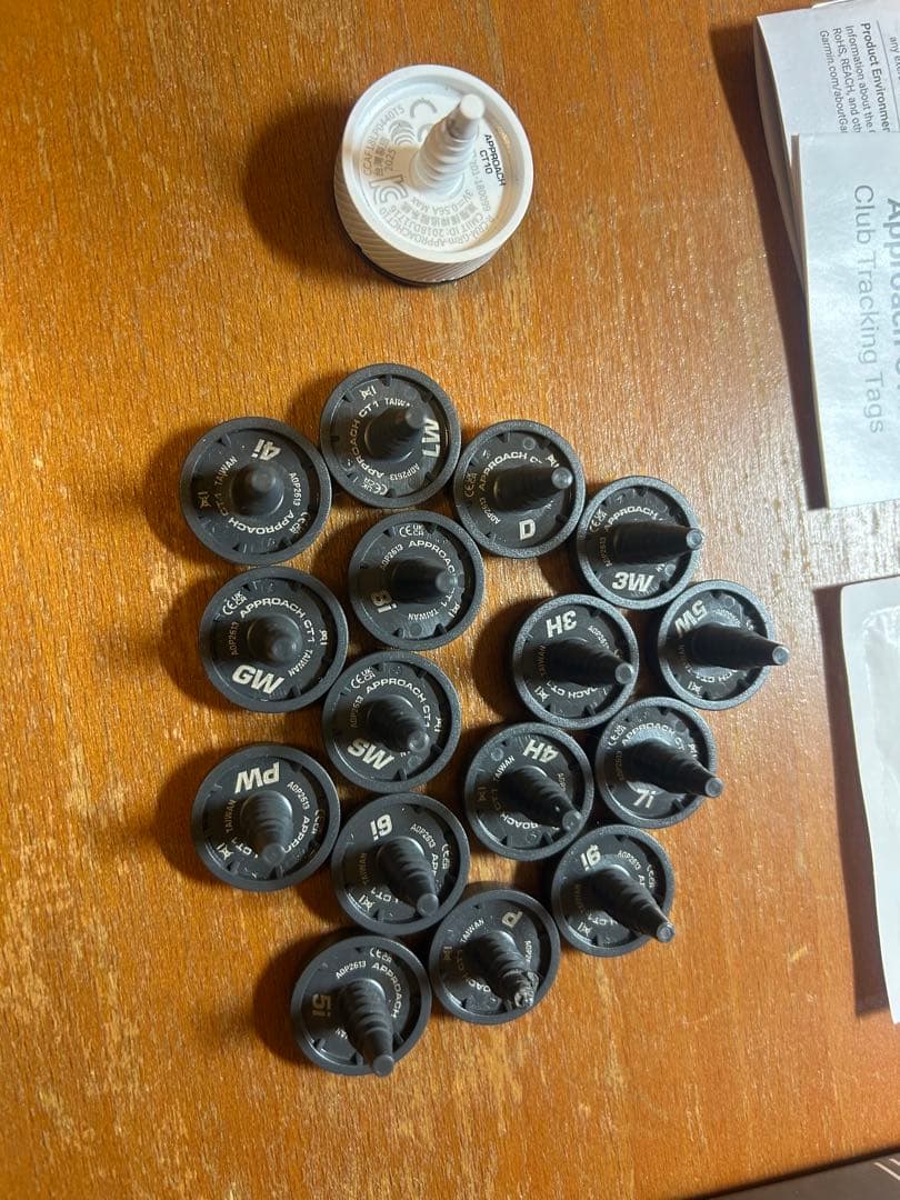 GARMIN Approach CT1 16個 + CT10 1個　センサー