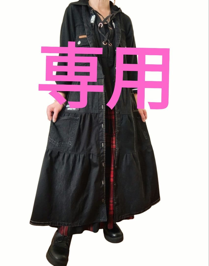 ✨✨✨専用✨✨✨✨✨✨✨✨✨✨✨✨✨✨✨✨✨✨ブラックデニムベストワンピース