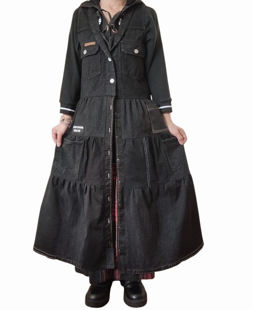 ✨✨✨専用✨✨✨✨✨✨✨✨✨✨✨✨✨✨✨✨✨✨ブラックデニムベストワンピース