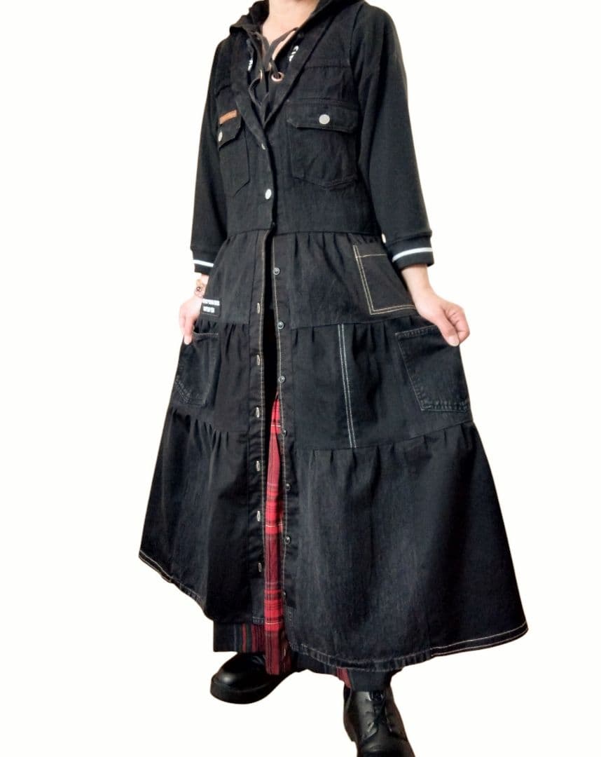 ✨✨✨専用✨✨✨✨✨✨✨✨✨✨✨✨✨✨✨✨✨✨ブラックデニムベストワンピース