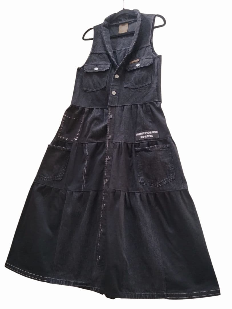 ✨✨✨専用✨✨✨✨✨✨✨✨✨✨✨✨✨✨✨✨✨✨ブラックデニムベストワンピース