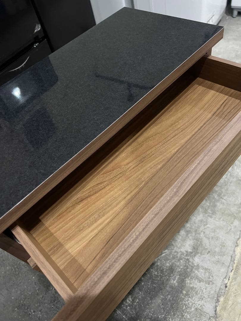 収納カート キッチン収納 グラニト　キャスター付き間仕切りワゴン　扉収納タイプ